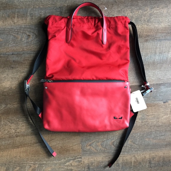 New Fendi Monster Bug Zaino Santander Backpack - Picture 3 of 8